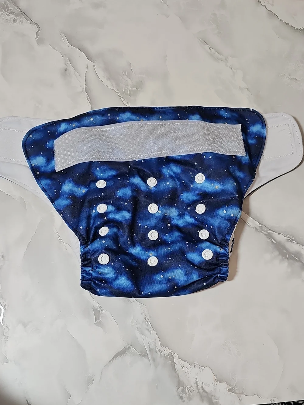 Reusable Pocket Cloth Diaper Adjustable Snaps Velcro Closure